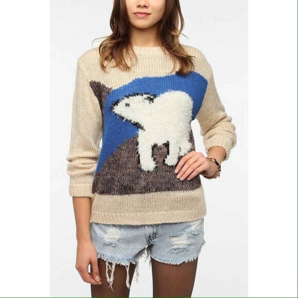 Urban Outfitters polar bear knit sweater